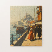 Istanbul Blue Mosque Vintag Puzzle (Vertikal)