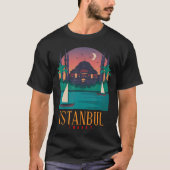 Istanbul City - Turkey Skyline T-Shirt (Vorderseite)