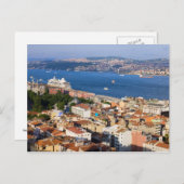 Istanbul Cityscape Postkarte (Vorne/Hinten)