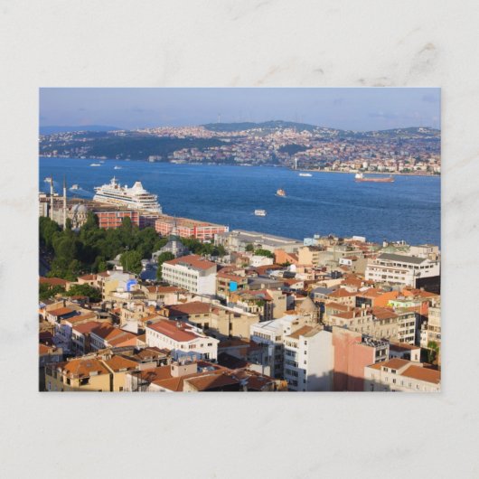 Istanbul Cityscape Postkarte (Vorderseite)