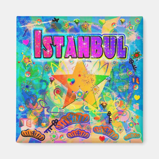 Istanbul Epoch Hour Magnet (Vorne)