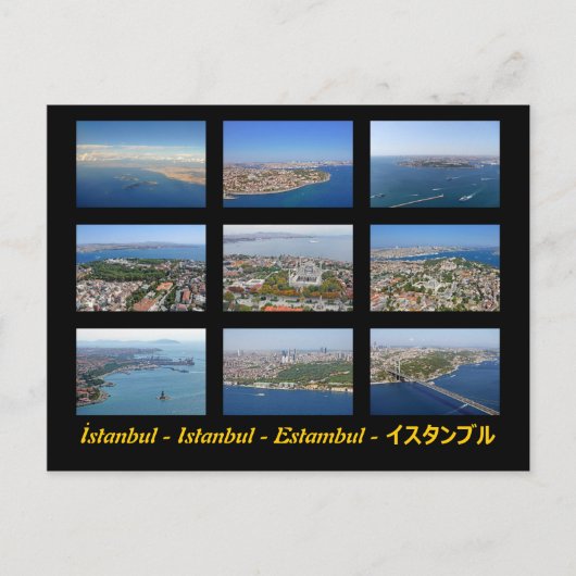 İstanbul - Estambul - ス - タ ル - ブ Postkarte (Vorderseite)