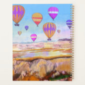 Istanbul farbenfroh Heißluftballon Festival Planer (Rückseite)