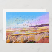 Istanbul farbenfrohe Landschaft Einladung (Vorne/Hinten)