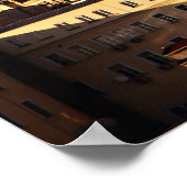 Istanbul - Galata Tower at Sunset Poster (Ecke)