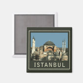 Istanbul Hagia Sophia Magnet (Vorderseite/Rückseite)