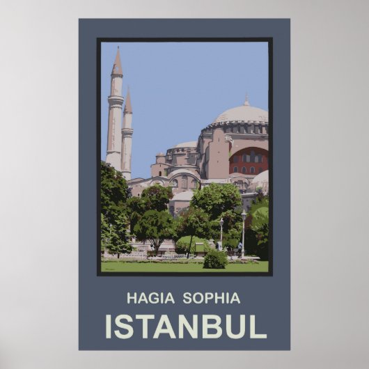 Istanbul Hagia Sophia Poster (Vorne)