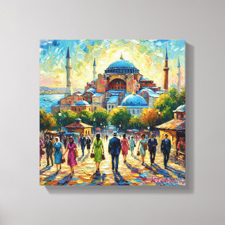 Istanbul Hagia Sophia Waterfront Home Decor Leinwanddruck