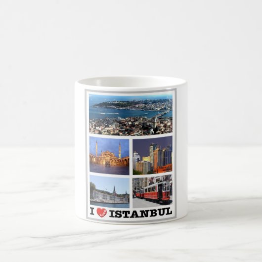 Istanbul - I Liebe - Türkei - Kaffeetasse (Mittel)