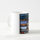 Istanbul - I Liebe - Türkei - Kaffeetasse (Vorderseite Links)