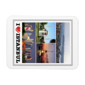 Istanbul - I Liebe - Türkei - Magnet (Horizontal)