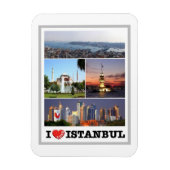 Istanbul - I Liebe - Türkei - Magnet (Vertikal)