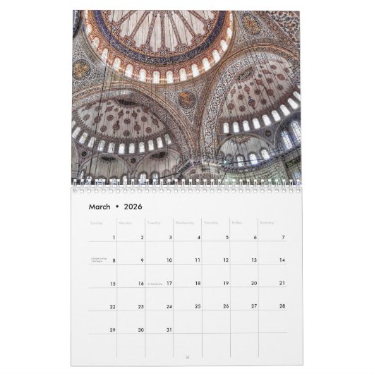 Istanbul Kalender (Mär 2026)