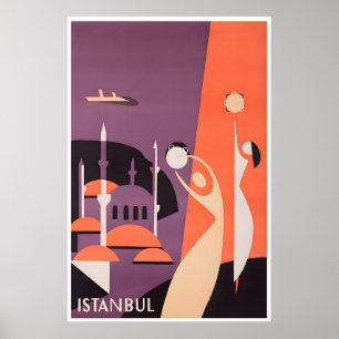 Istanbul Kunst Türkei Reiseplakat Türkischer Druck Poster