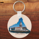 Istanbul: Maidens Turm Schlüsselanhänger (Vorderseite)