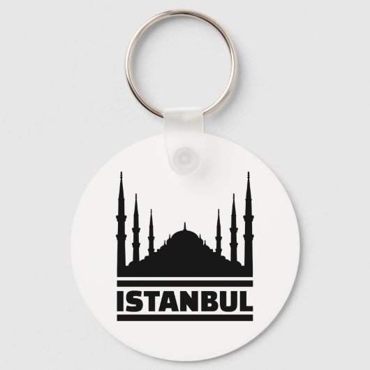 Istanbul-Moschee Schlüsselanhänger (Vorderseite)