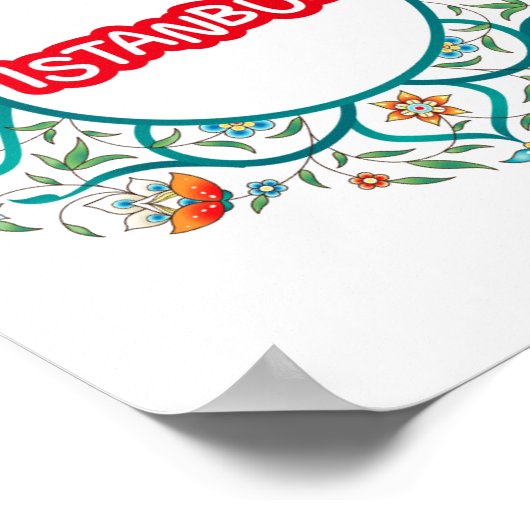 Istanbul Poster (Ecke)