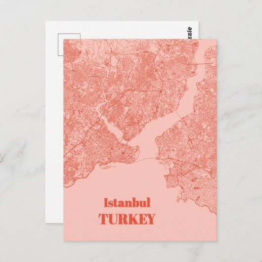 Istanbul Postkarte (Vorne/Hinten)
