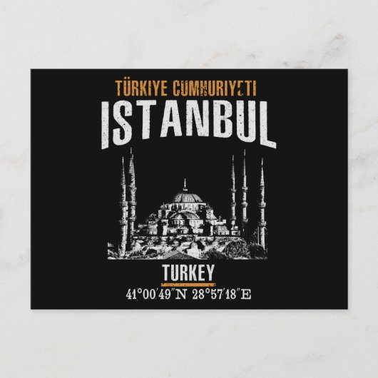 Istanbul Postkarte (Vorderseite)
