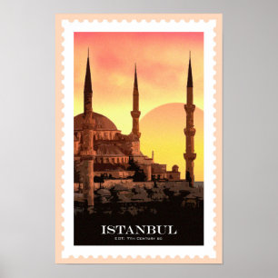 Istanbul Reiseplakat Poster