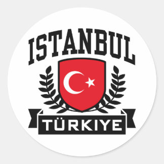 Istanbul Runder Aufkleber