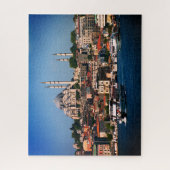 Istanbul, Sultan Ahmed Moscheen panorama, Türkei Puzzle (Vertikal)