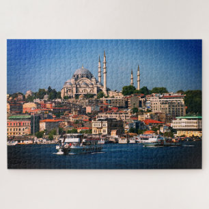 Istanbul, Sultan Ahmed panorama, Türkei /Grosses Puzzle