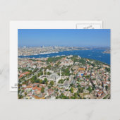Istanbul - Sultanahmet (Luftbild) Postkarte (Vorne/Hinten)