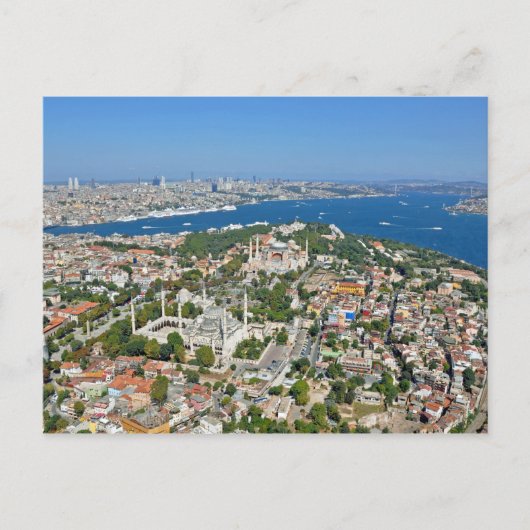 Istanbul - Sultanahmet (Luftbild) Postkarte (Vorderseite)