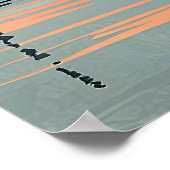 Istanbul Sunset - Moscheen und Brücken Silhouette Poster (Ecke)