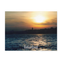 Istanbul Sunset Postcard