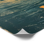 Istanbul Sunset: Vintage Postkarte Poster (Ecke)