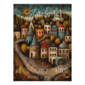 Istanbul: The City of Two Continents - Whimsical  Poster (Vorderseite)