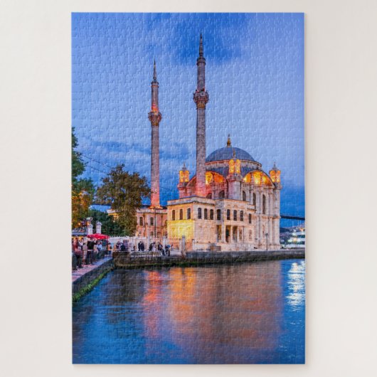 Istanbul, Türkei - Barockmoschee von Ortakoy Puzzle (Vertikal)