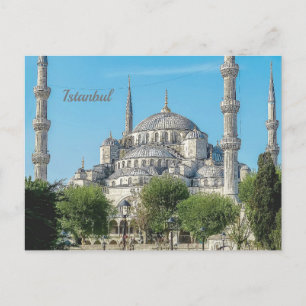Istanbul Türkei Blaue Moschee Architektur Tagesans Postkarte