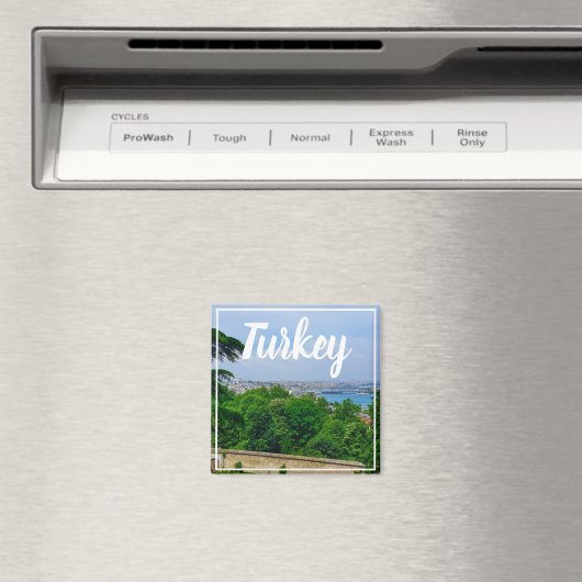 Istanbul Türkei Bosporus-Blick Magnet (In Situ (Geschirrspüler))