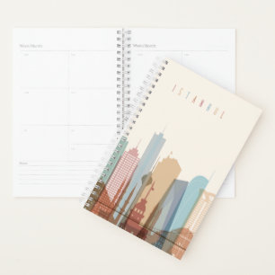 Istanbul, Türkei   City Skyline Planer