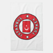 Istanbul Türkei Geschirrtuch (Vertikal)