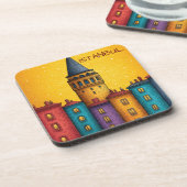 Istanbul Türkei Getränkeuntersetzer (Linke Seite)