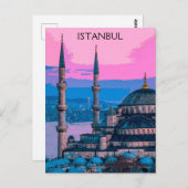 Istanbul Türkei Hagia Sophia Architektur Postkarte (Vorne/Hinten)