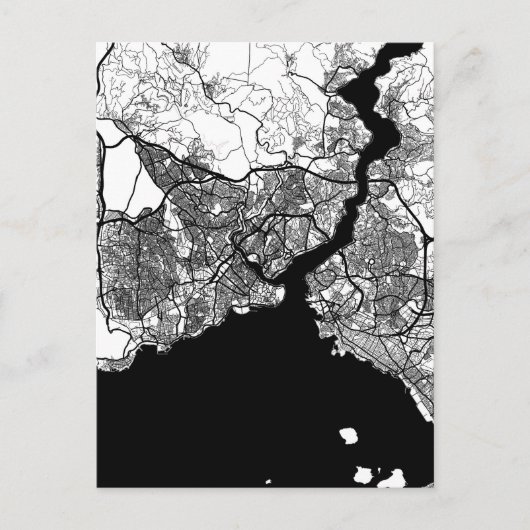 Istanbul Türkei Karte (Vorderseite)