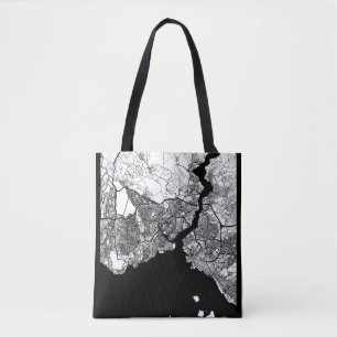 Istanbul Türkei Karte Tasche
