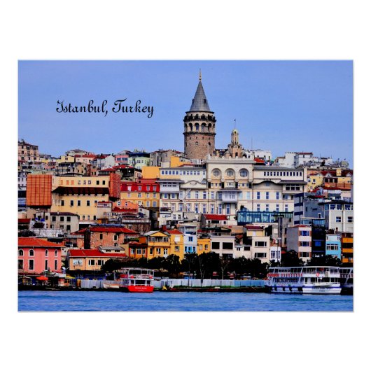 Istanbul, Türkei Poster (Vorderseite)