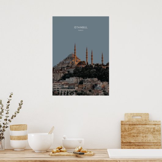 Istanbul, Türkei Poster (Küche)