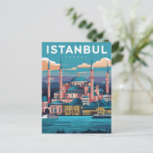 Istanbul Türkei Postkarte (Stehend Vorderseite)