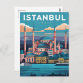 Istanbul Türkei Postkarte (Vorne/Hinten)
