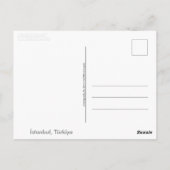 Istanbul (Türkei) Postkarte (Rückseite)