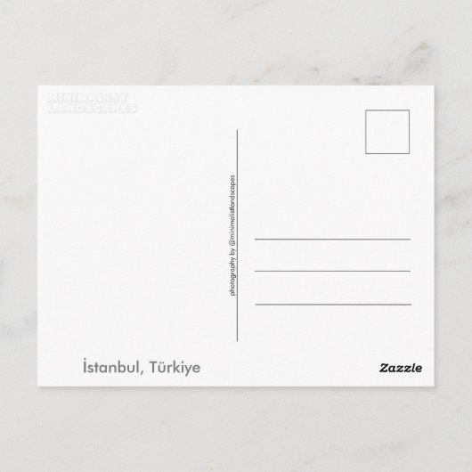 Istanbul (Türkei) Postkarte (Rückseite)