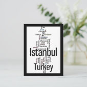 Istanbul Türkei Postkarte (Stehend Vorderseite)
