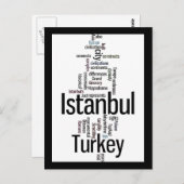 Istanbul Türkei Postkarte (Vorne/Hinten)